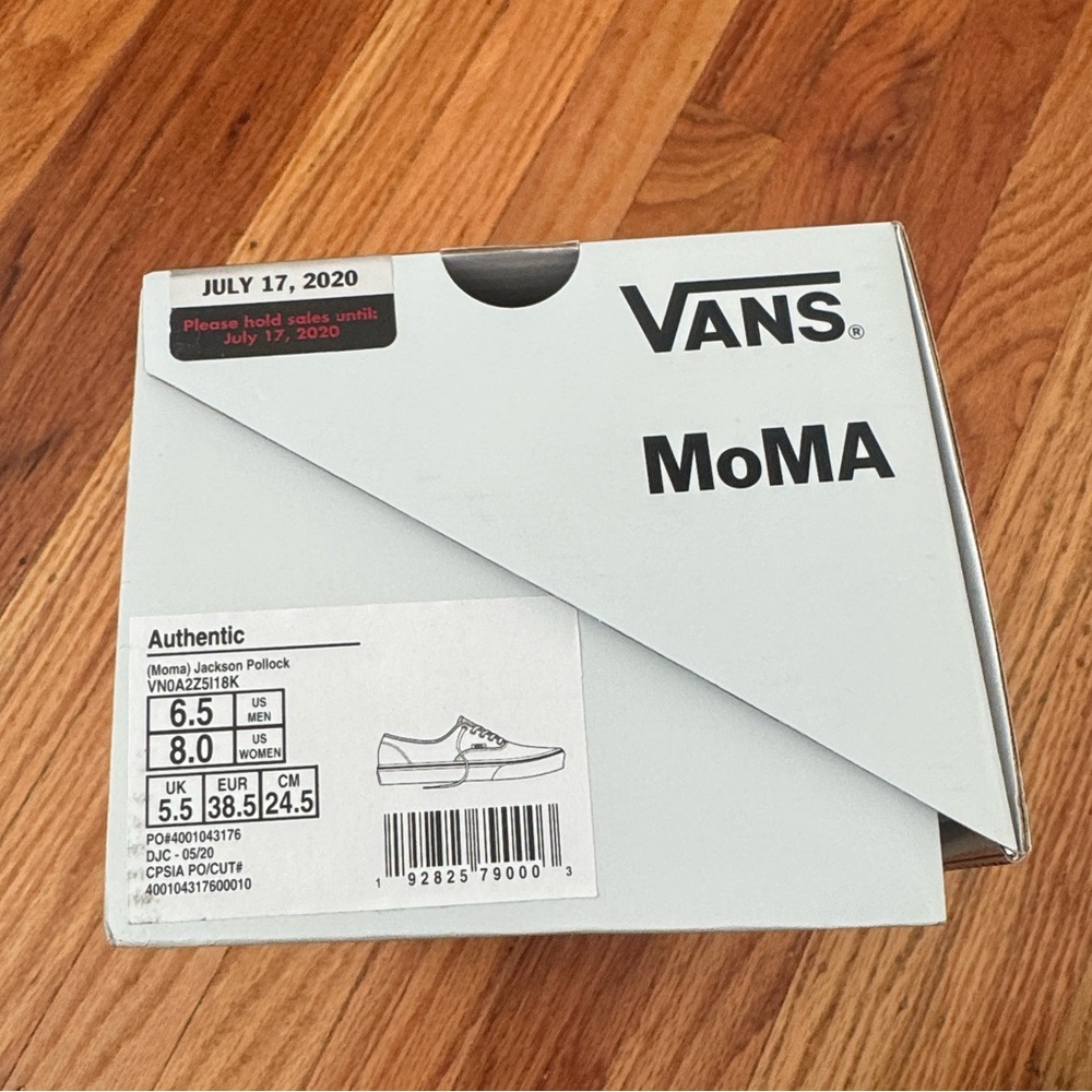 Vans x MoMa Jackson Pollock Authentic Sneaker - Picture 7 of 9